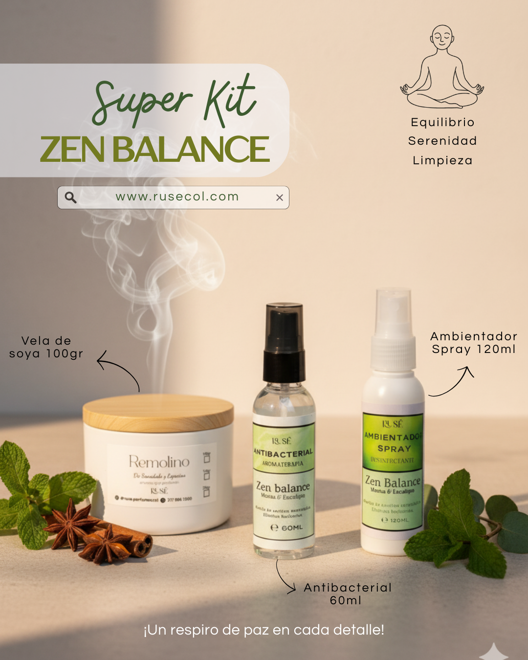 1 KIT ZEN Relajación y Calma - Imagen 1