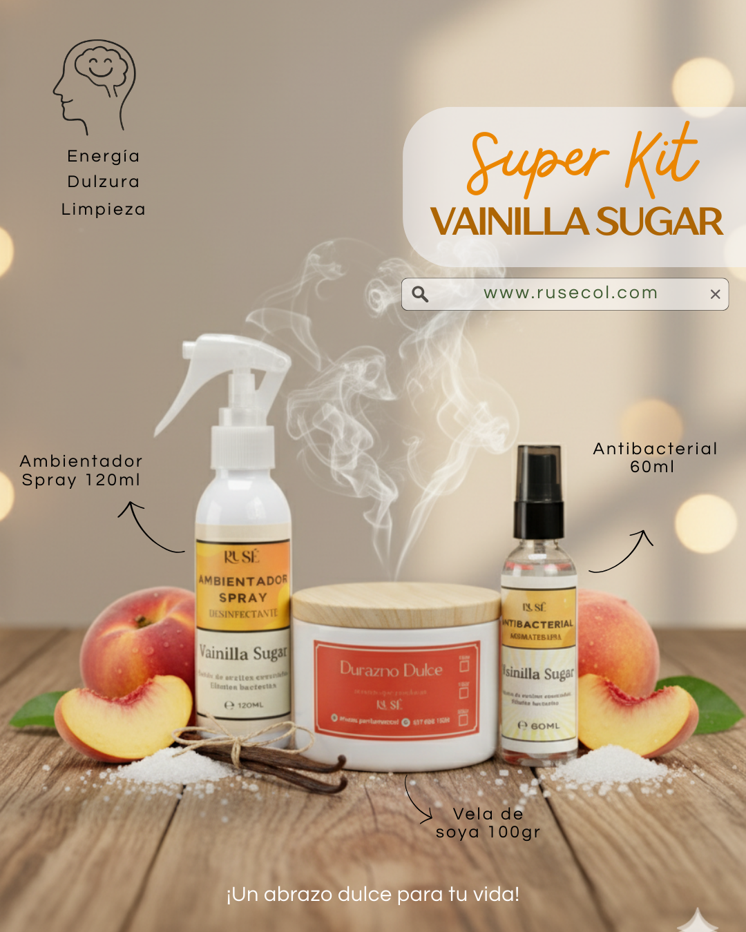 2 KIT VAINILLA SUGAR Dulzura y Energía - Imagen 1