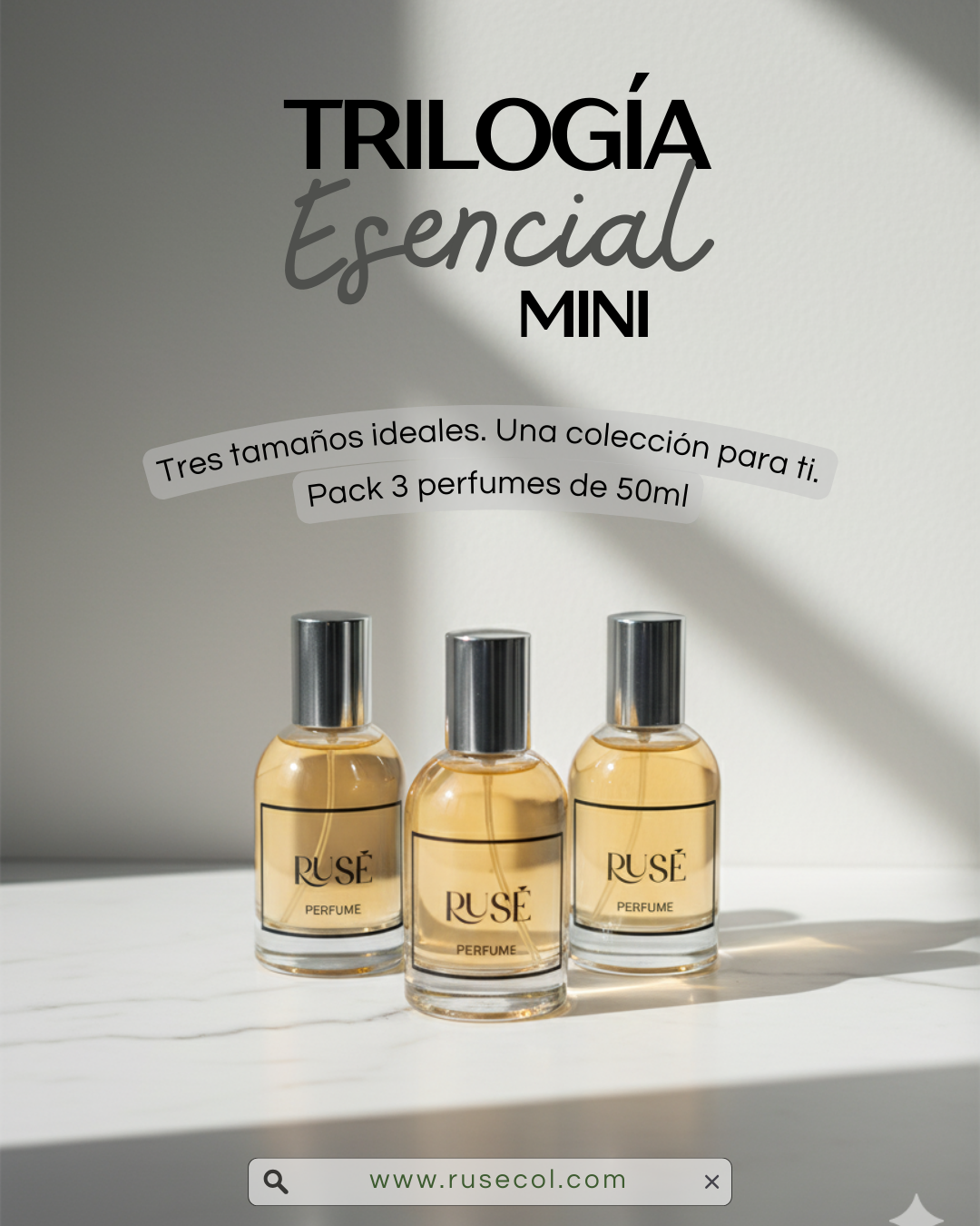 6 Triologia RUSÉ Tres perfumes 50ml - Imagen 1