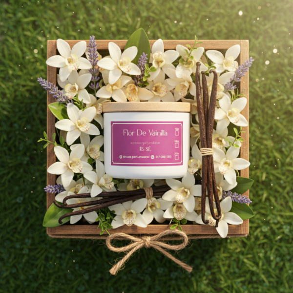Vela Flor de Vainilla