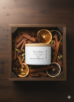 Vela Remolino de Sándalo y Especias - Imagen 3